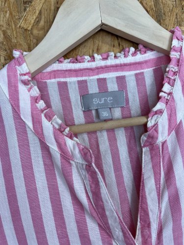 Přírodní šaty Sure 55 % len 45 % bavlna