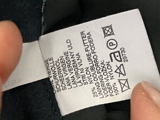 Vlněná sukně Made in Italy 75 % vlna