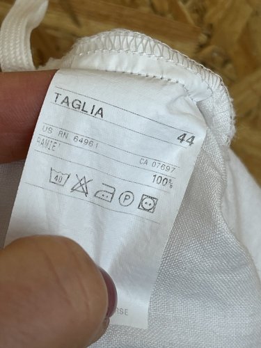 Sukně Sisley 100 % ramie