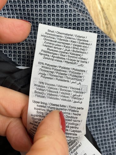 Pánské sportovní sako Selected Homme 85 % polyester 15 % viskoza