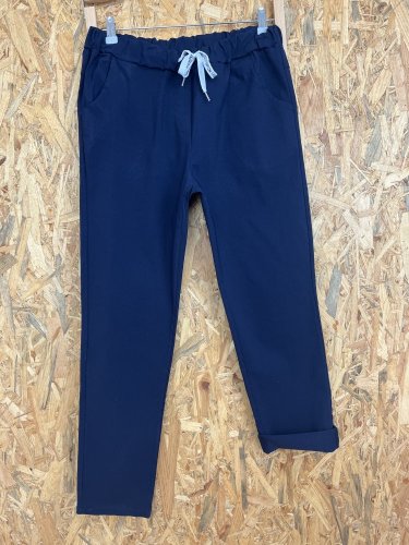 Námořní kalhoty Made in Italy 55 % viskoza