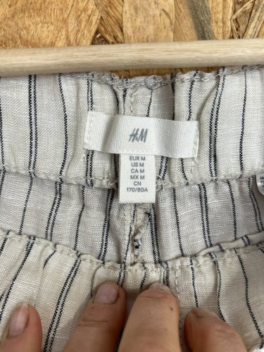 Pánské kalhoty H&M 100 % len