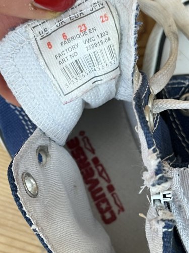 Dětské tenisky Converse s podílem bavlny a polyurethanu