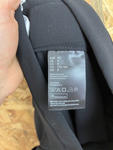 Široké kalhoty H&M 100 % polyester