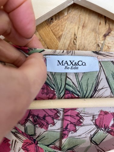 Hedvábné šaty Max&Co. 100 % hedvábí