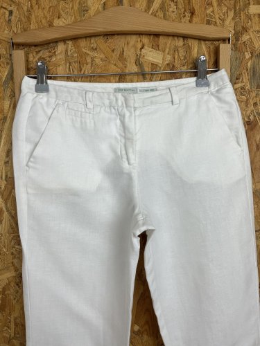 Přírodní kalhoty Benetton 52 % bavlna 48 % len