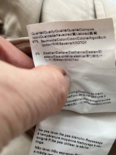 Pánské kalhoty Hugo Boss 97 % bavlna