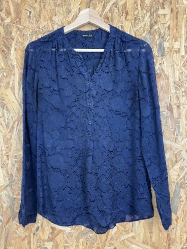 Hedvábná Tunika Massimo Dutti s podílem hedvábí