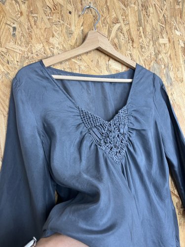 Hedvábná tunika Made in Italy s podílem hedvábí