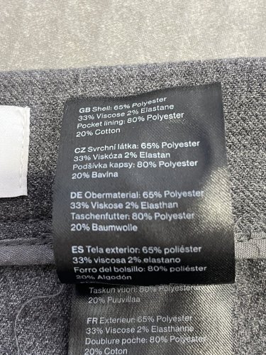 Široké kalhoty Weekday 65 % poylester 33 % viskoza