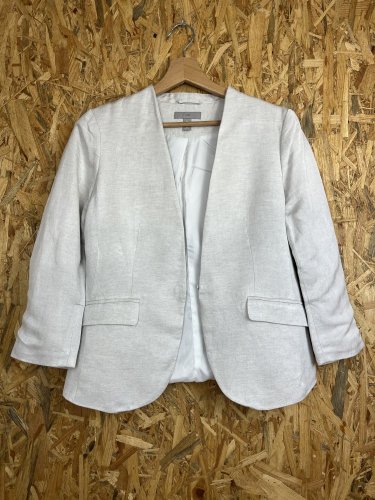 Lněné sako H&M 48 % len 52 % viskoza