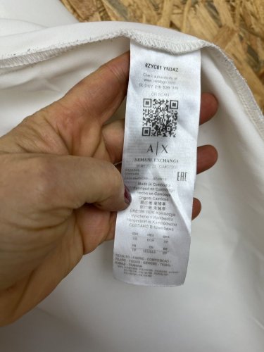 Prodloužená košile Armani 100 % polyester