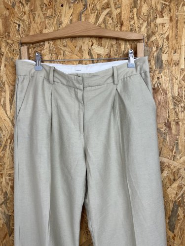 Široké kalhoty H&M s podílem lnu a viskozy