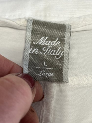 Kalhoty Made in Italy 95 % bavlna