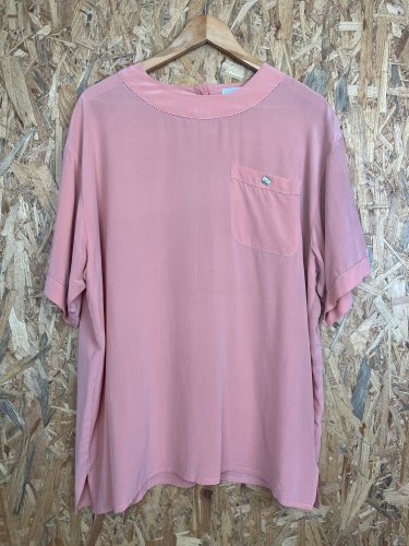 Oversize hedvábná tunika Pscollection 100 % hedvábí