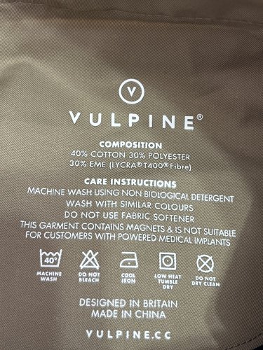 Sportovní kraťasy Vulpine 40 % bavlna 30 % lycra