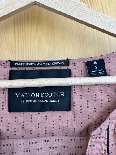 Bavlněná tunika Maison Scotch 100 % bavlna