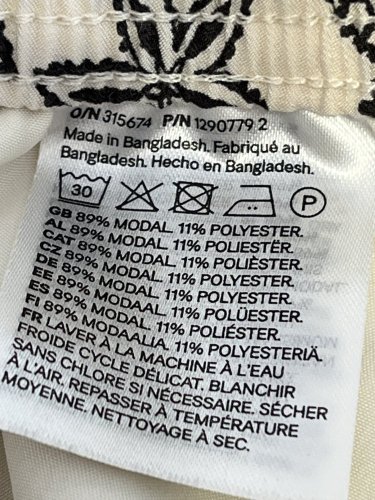 Široké kalhoty H&M 89 % modal