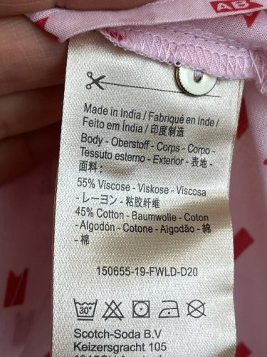 Košile Scotch&Soda 45 % bavlna 55 % viskoza