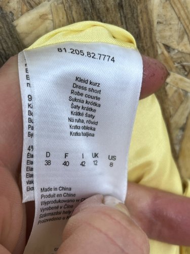 Bavlněné šaty Comma, 96 % bavlna