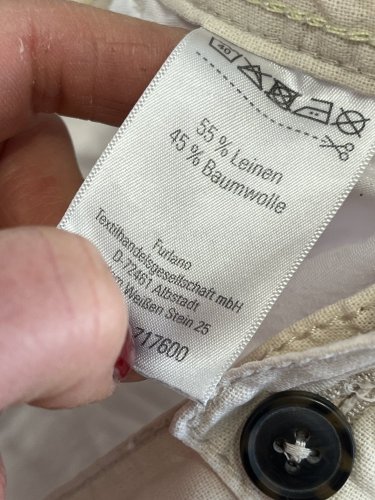 Pánské kalhoty Watsons 55 % len 45 % bavlna