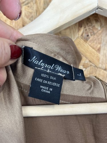 Hedvábná tunika Natural Wear 100 % hedvábí