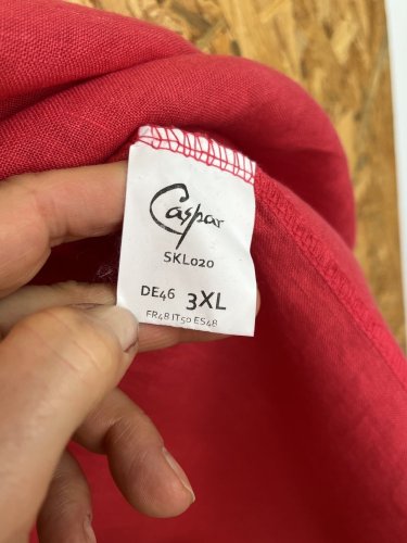 Oversize šaty Caspar 100 % len