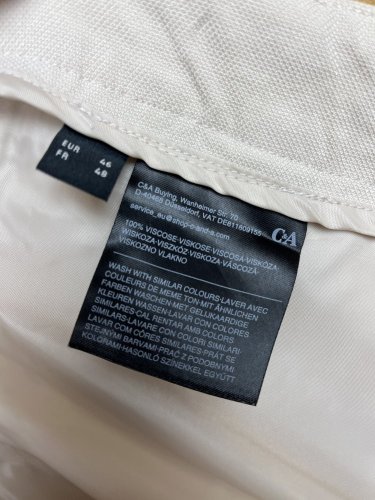 Oversize kalhoty C&A 100 % viskoza