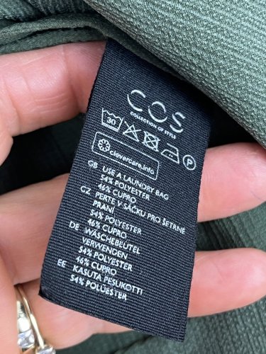 Tunika COS 54 % polyester 46 % cupro