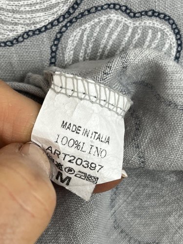 Lněné šaty Made in Italy 100 % len