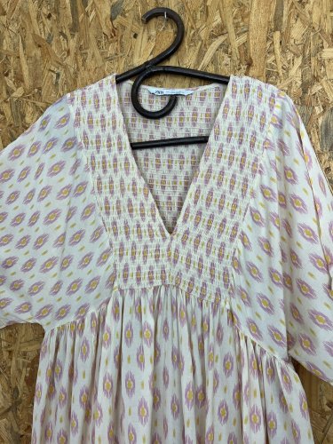 Oversize šaty ZARA 41 % viskoza 28 % bavlna