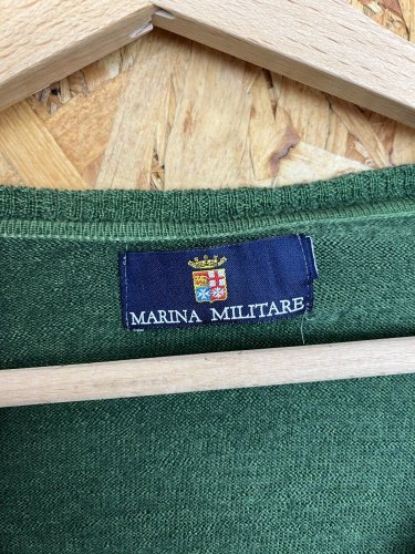 Pánský kardigan Marina Militare 100 % merino vlna