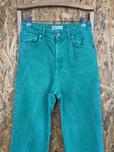 Široké džíny ZARA 100 % bavlna