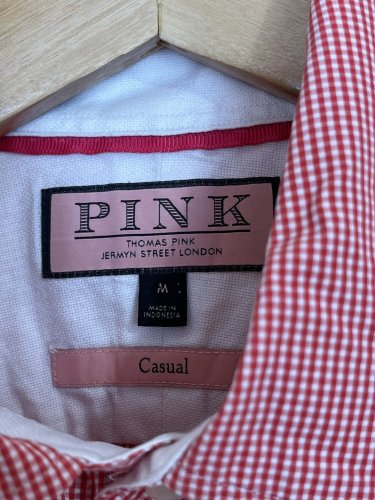 Pánská košile PINK 100 % bavlna