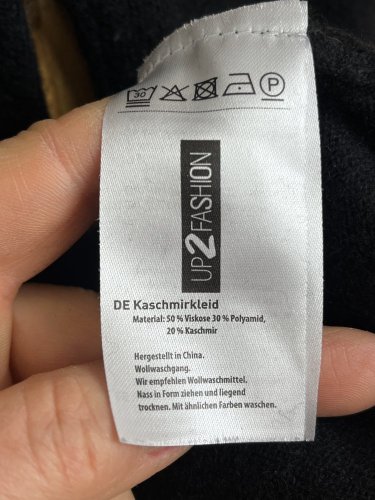 Šaty Up2Fashion 20 % kašmír 50 % viskoza