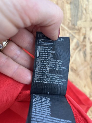 Oversize tunika H&M 100 % bavlna