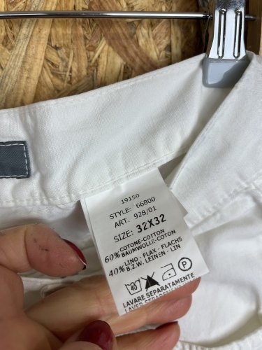 Pánské kalhoty KARL LAGERFELD 60 % bavlna 40 % len