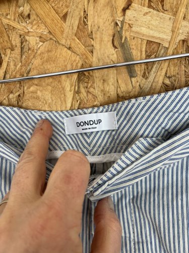 Pánské kalhoty Dondup 82 % bavlna 15 % len