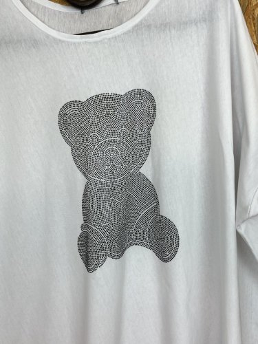 Oversize tunika Made in Italy 100 % bavlna