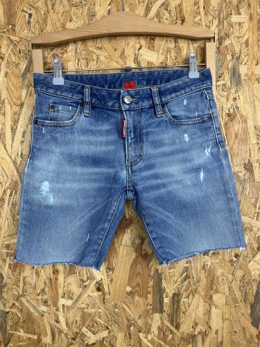 Riflové kraťasy Dsquared2 s podílem bavlny a elastanu