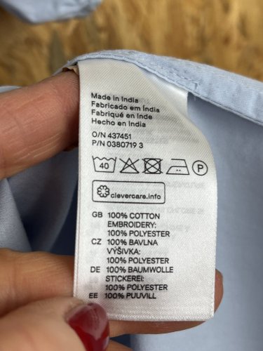 Bavlněné šaty H&M 100 % bavlna