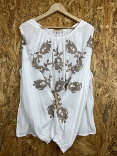 Tunika Cream s podílem bavlny a viskozy