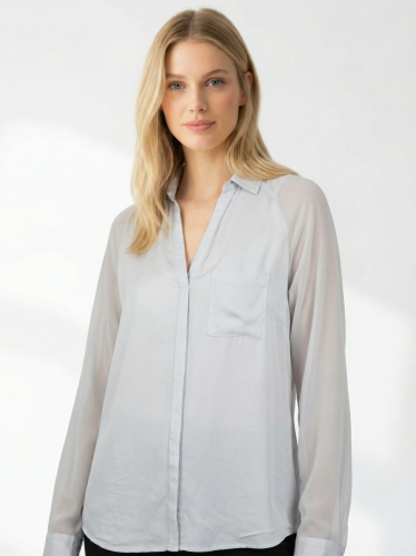 Hedvábná tunika Comma, s podílem hedvábí a viskozy