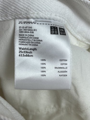 Džíny Uniqlo 100 % bavlna