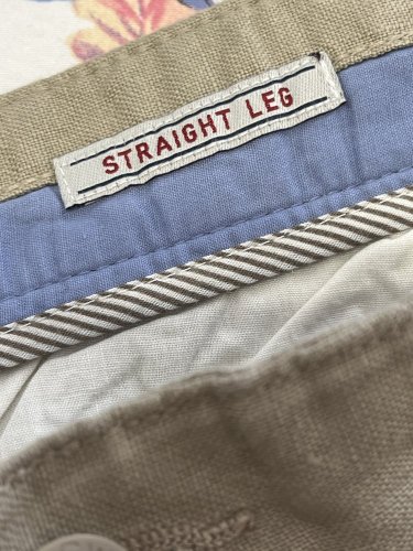 Lněné kalhoty Angelo Litrico 100 % len