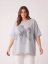 Oversize tunika Made in Italy 50 % bavlna 50 % len