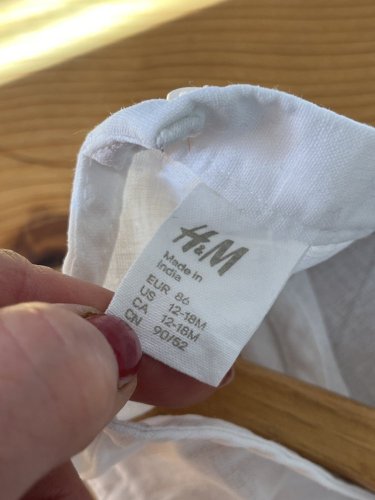 Dětské šaty H&M 55 % len 45 % bavlna