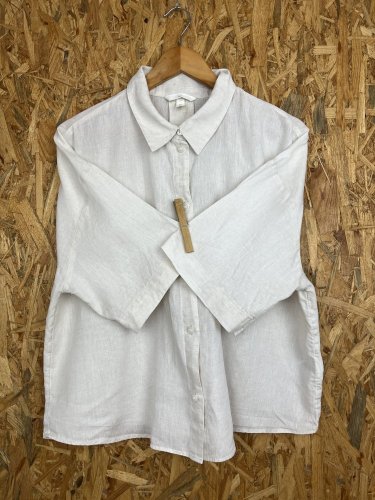 Lněná košile H&M 100 % len