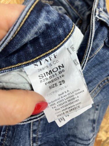 Skinny džíny Staff 98 % bavlna