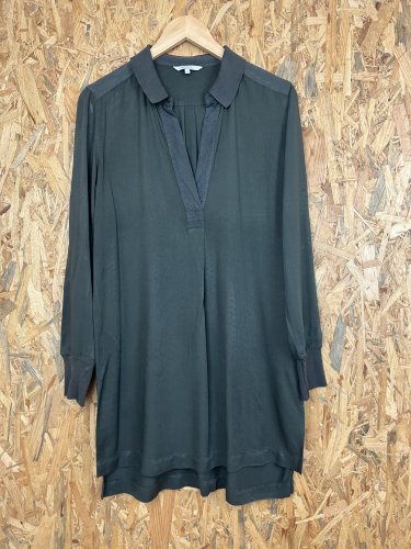 Prodloužená tunika sandwich s podílem bavlny a viskozy